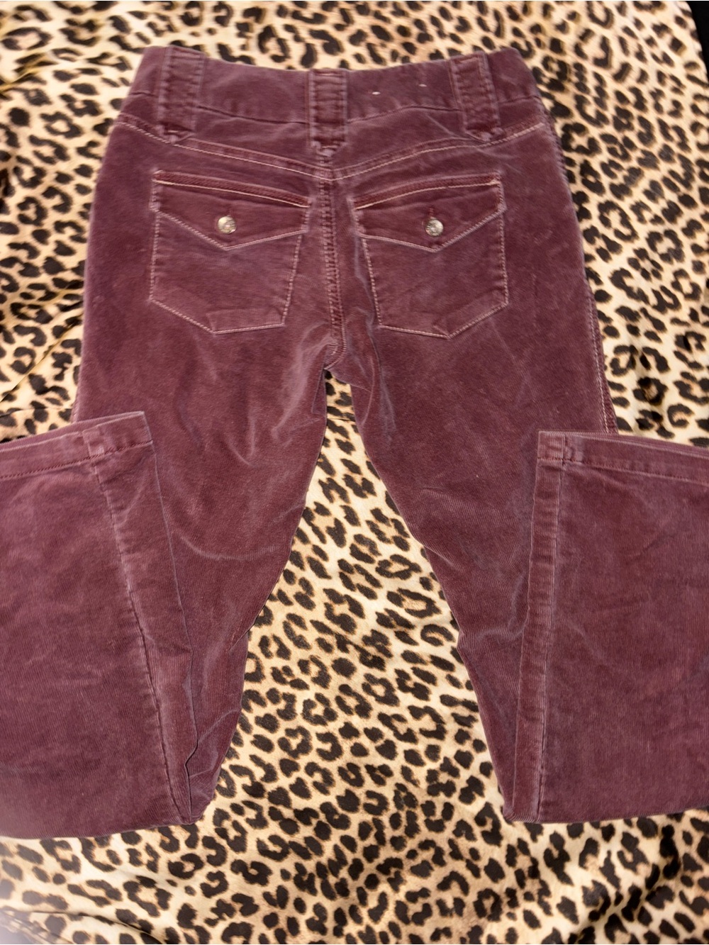 GAP Women’s Boot Cut Corduroy Jeans in Plum Purple